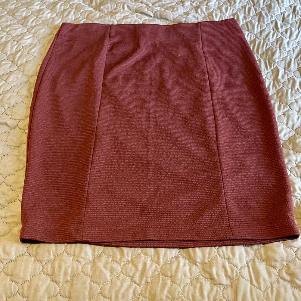 NWOT - Black and Maroon Pencil Skirt Duo